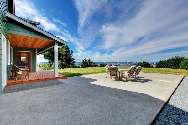 Backyard Concrete Paving in Los Gatos