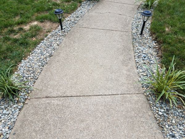 Cement Path Construction in Los Gatos
